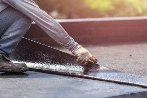 Professional Vapor Barrier Installation technician working in Rosholt, WI
